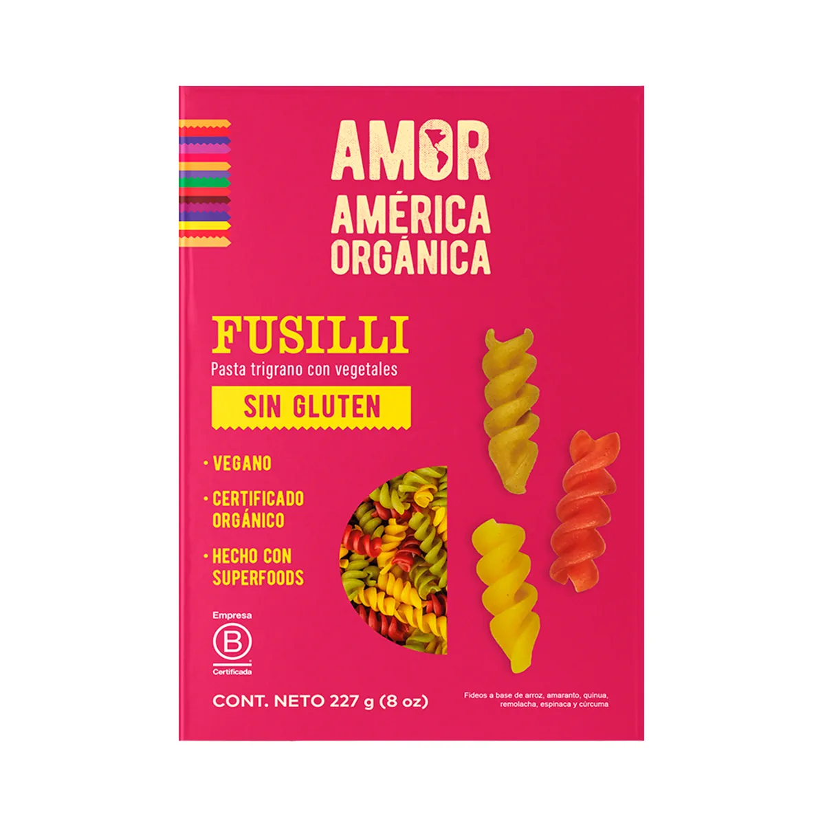 Pasta-Trigrano-Fusilli-con-vegetales Pasta Trigrano Fusilli con vegetales - Imagen 1