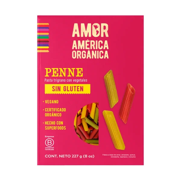 Pasta Trigrano Penne con vegetales