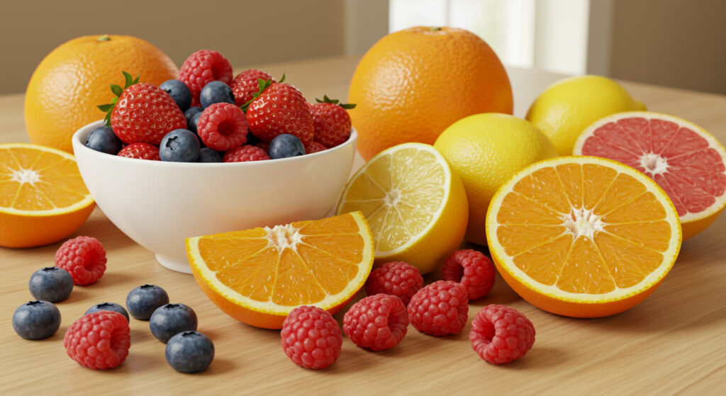 Cítricos y berries: Vitamina C anticancerígena