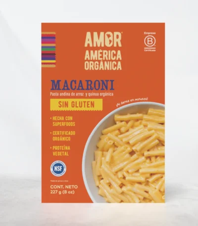 Pasta de Arroz y Quinua tipo Macaroni Orgánica sin Gluten 227g