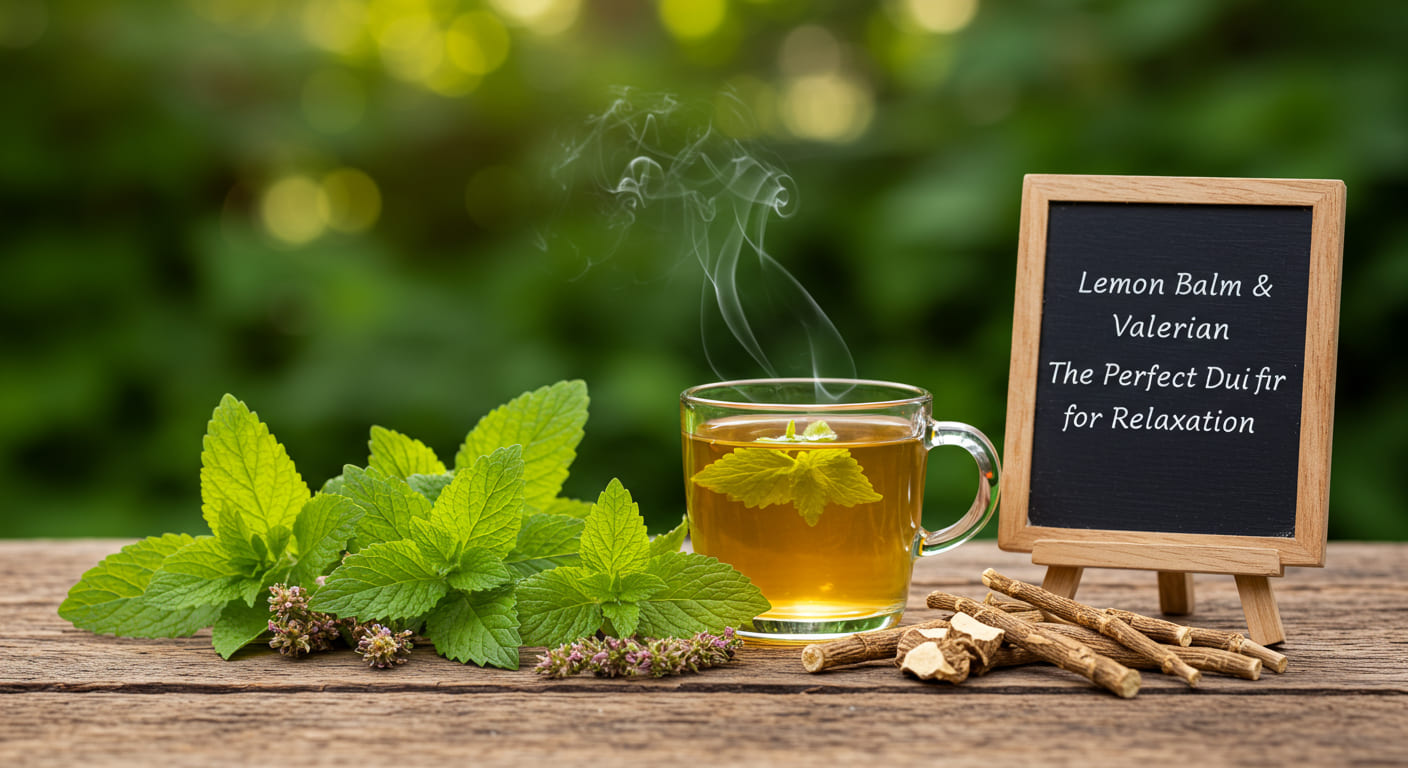 Toronjil y Valeriana Dúo Perfecto Para la Relajación