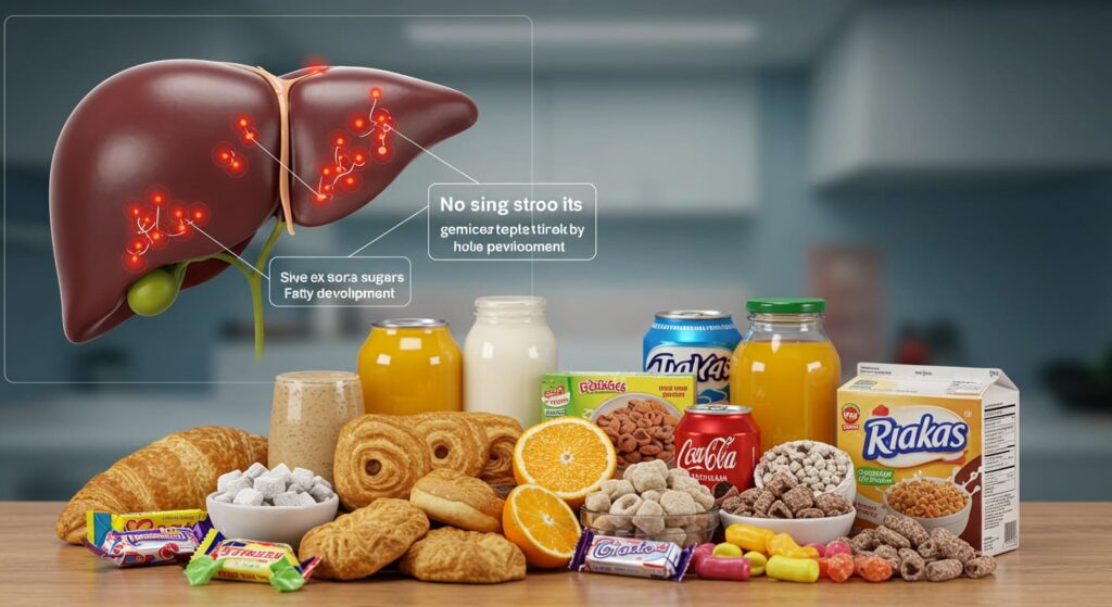 Causas Alimentarias del Hígado Graso 6 Azúcares Simples: Los Activadores Genéticos del Hígado Graso
