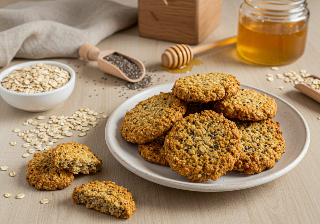 Galletas de Avena, Quinoa y Chía