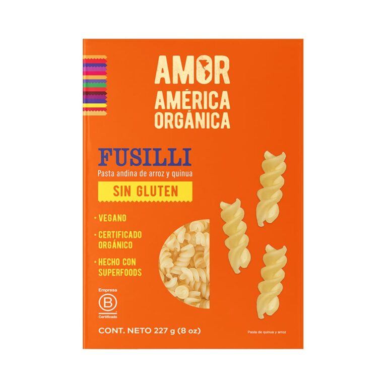 Pasta de Arroz y Quinua tipo Fusilli