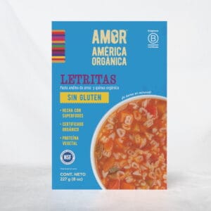 Pasta de Arroz y Quinua tipo Letritas Orgánica sin Gluten 227g