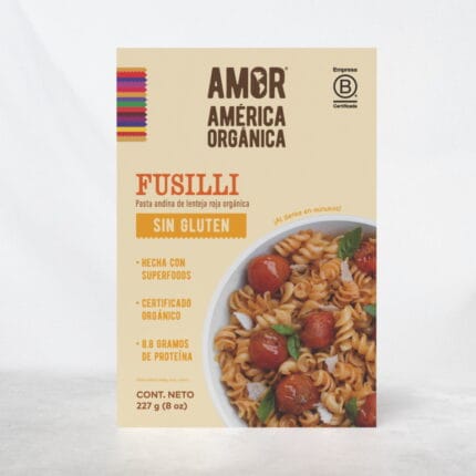 Pasta Andina de Lenteja tipo Fusilli 227 gr