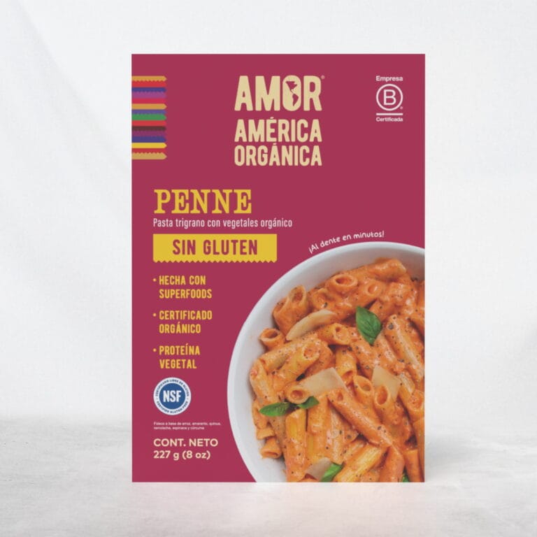 Pasta Trigrano tipo Penne Orgánica sin Gluten 227g